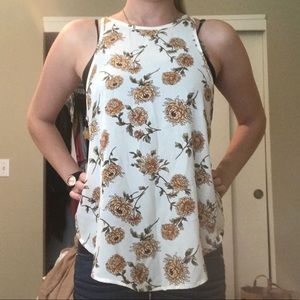 Forever 21 floral tank top